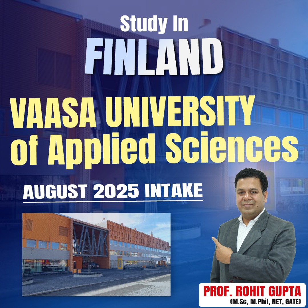 Vaasa University of Applied Sciences – Finland - August 2025 Intake Open!