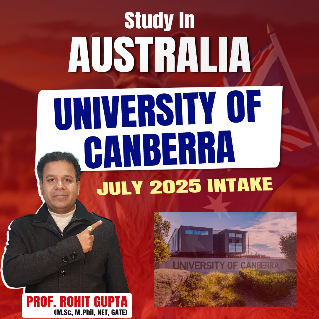 University of Canberra – Australia - July 2025 Intake Open!