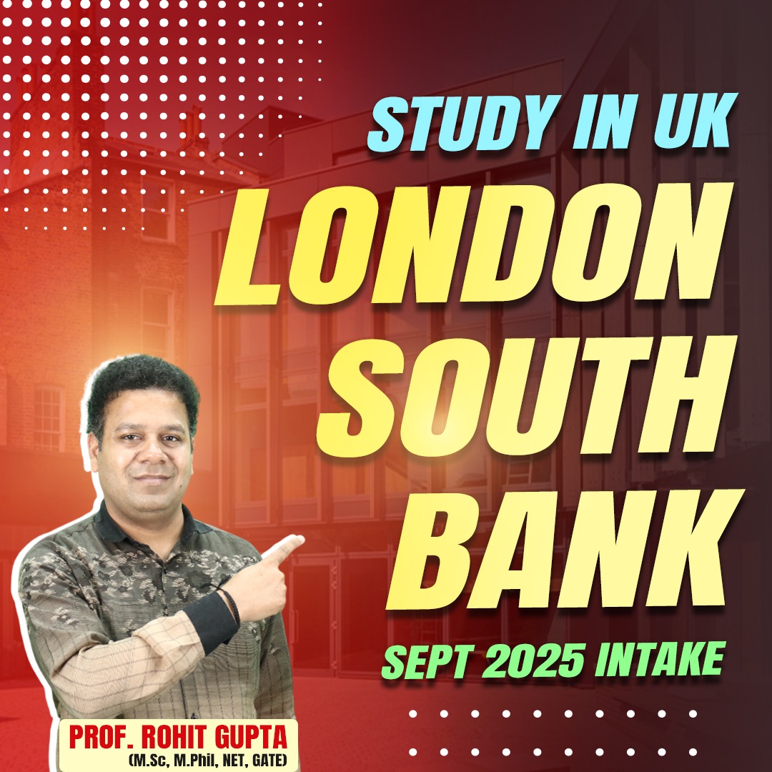 Join Now for September 2025 Intake at London South Bank University – UK