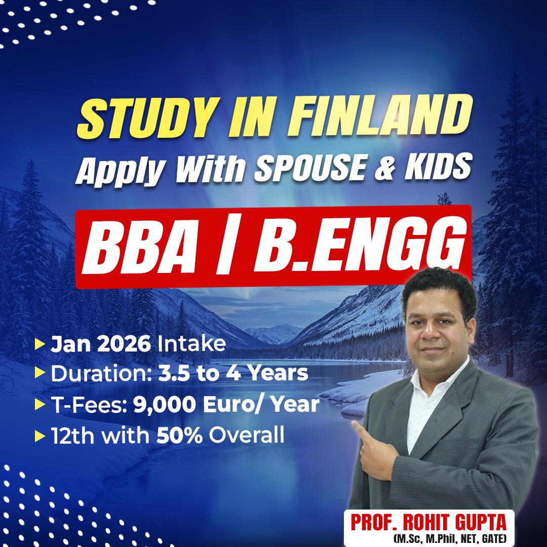 Study in Finland – Jan 2026 Intake Open!