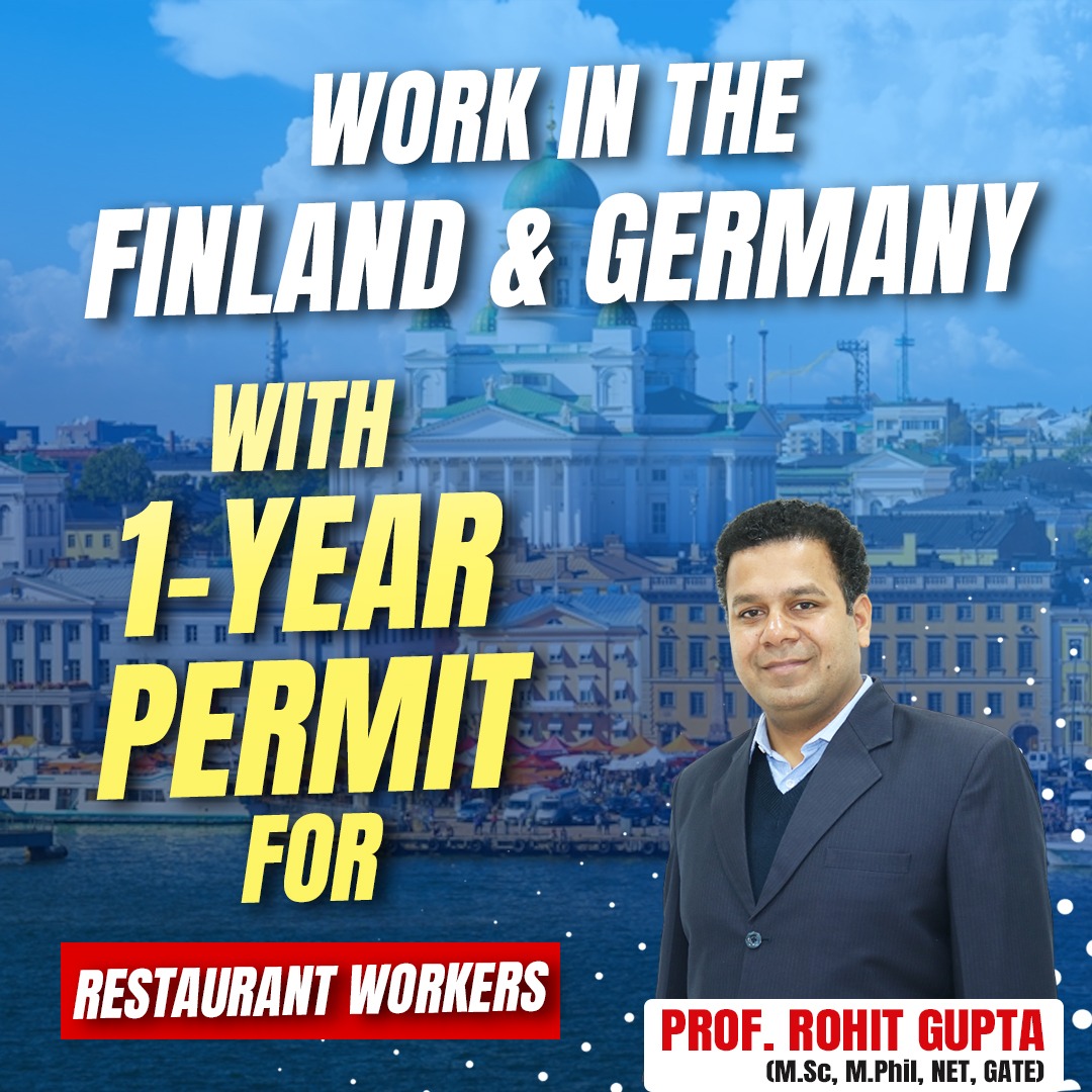 Work in the Finland & Germany with 1-Year Permit – High SuccessRatio