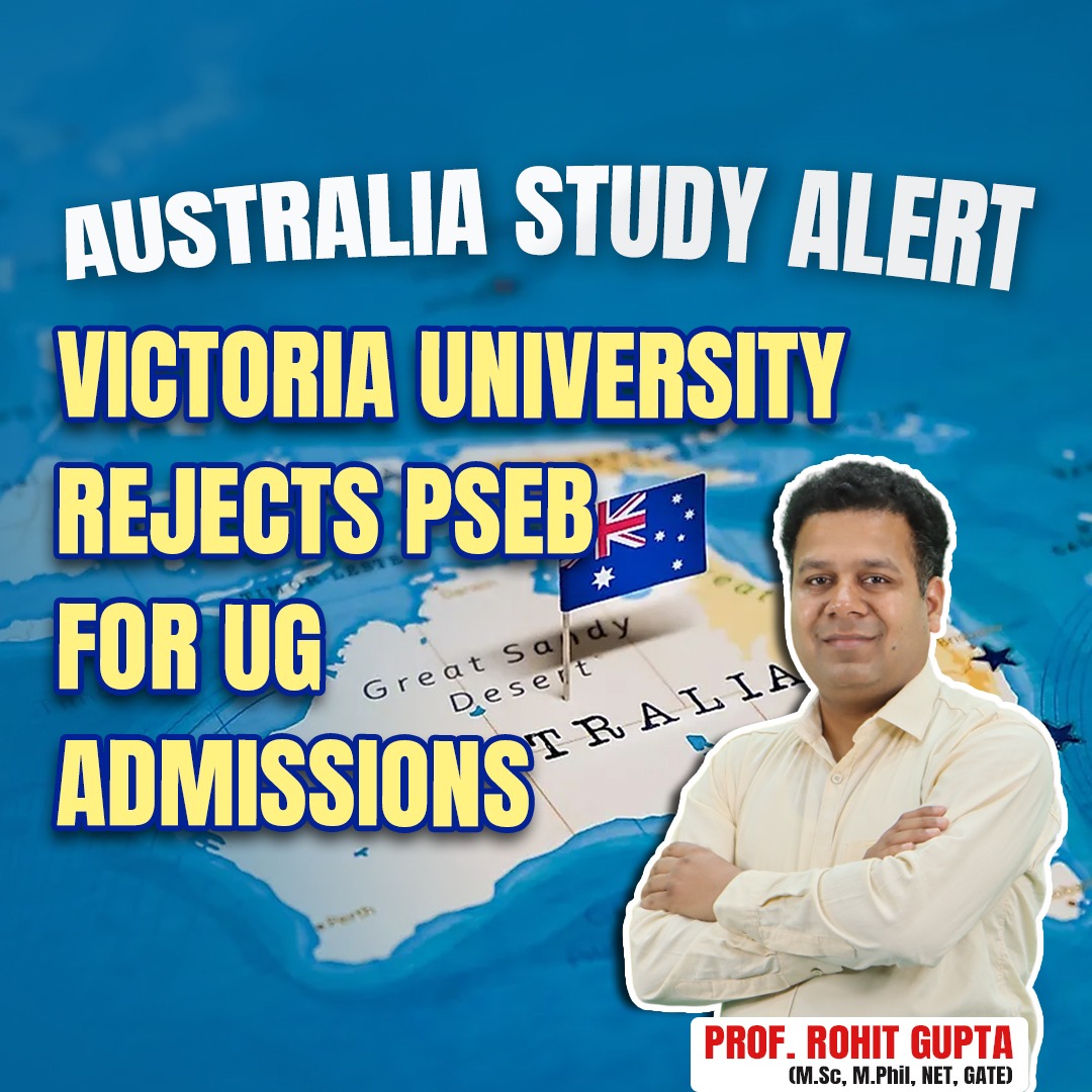 Australia Study Alert: Victoria University Rejects PSEB for UG Admissions