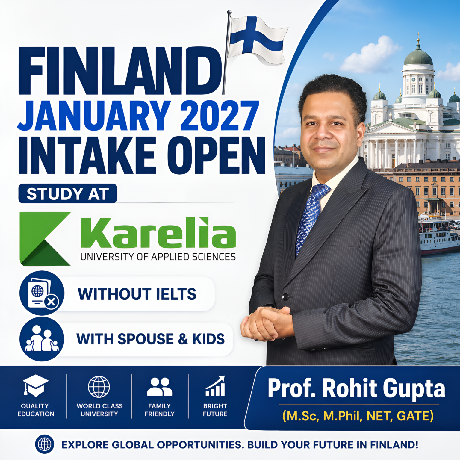 Finland January 2027 Intake Open – Study at Karelia UAS Without IELTS
