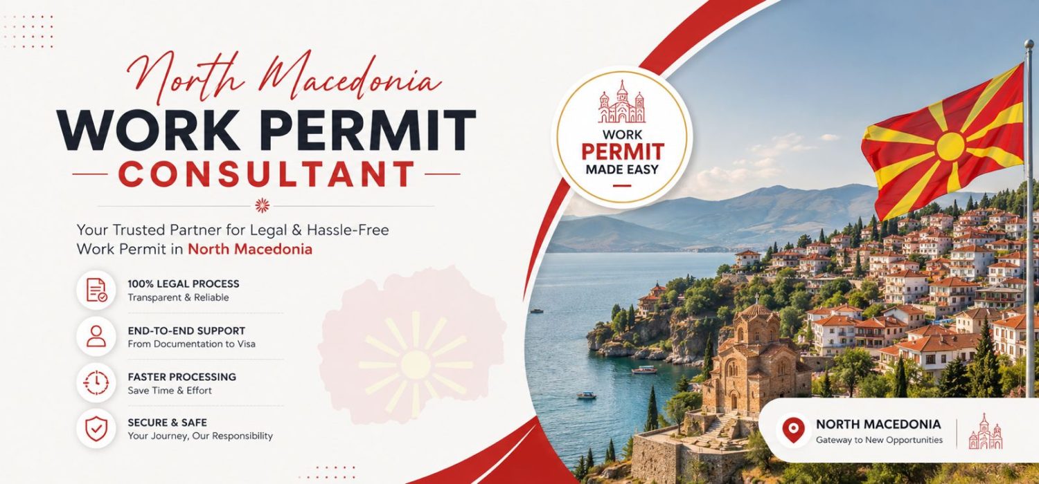 North Macedonia Work Permit in Jalandhar